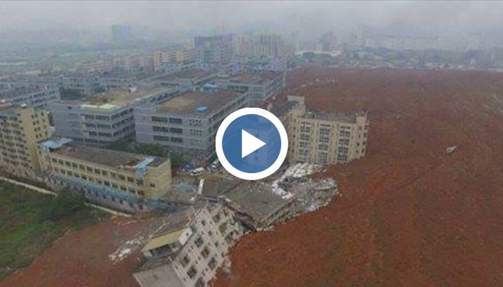 Образувалото се свлачище в индустриалния парк „Хънтайю" погреба 33 сгради, а 91 души все още са в неизвестност.