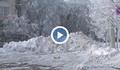Купчините сняг по паркингите в Русе ще си останат там!