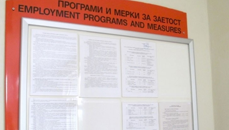 Общо 8730 са регистрираните безработни в Русенско към края на миналия месец