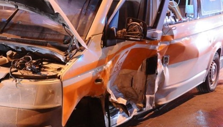 Линейка самокатастрофира на път Русе - Плевен, край село Овча Могила / Снимката е илюстративна