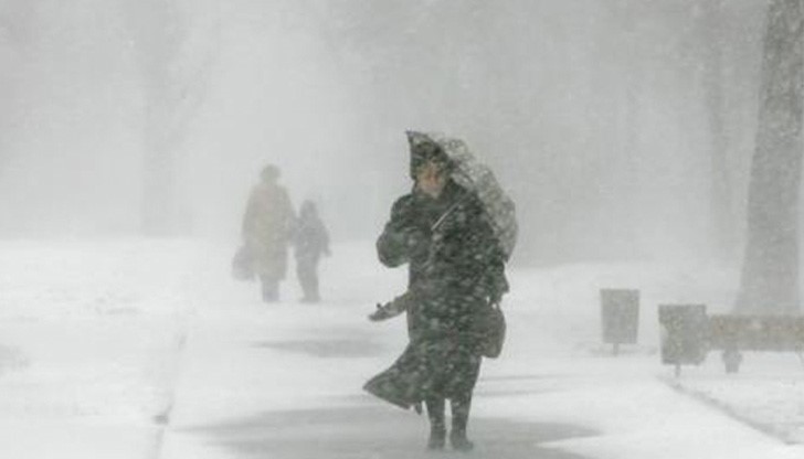 Жълт код за сняг е обявен днес за цялата страна Жълт код за сняг е обявен днес за цялата страна