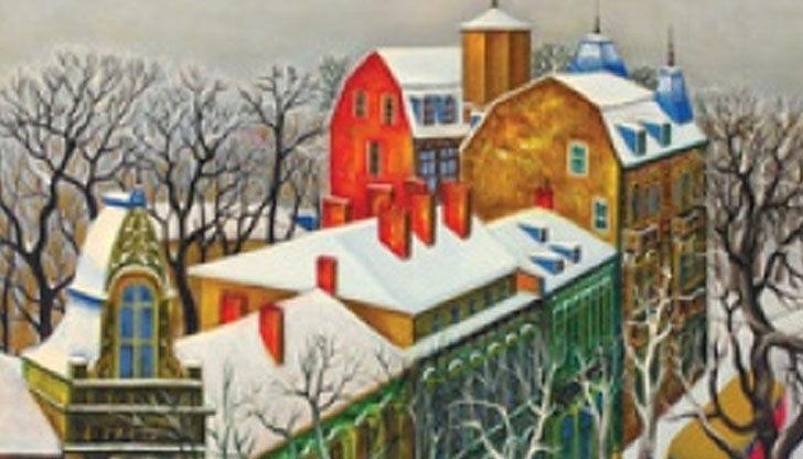 „Зима в Русе” на художника Ради Неделчев