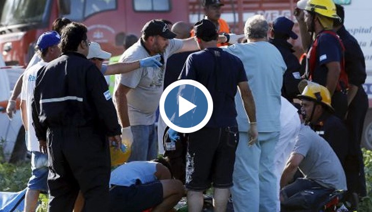 Пострадаха дете, бременна жена и още зрители