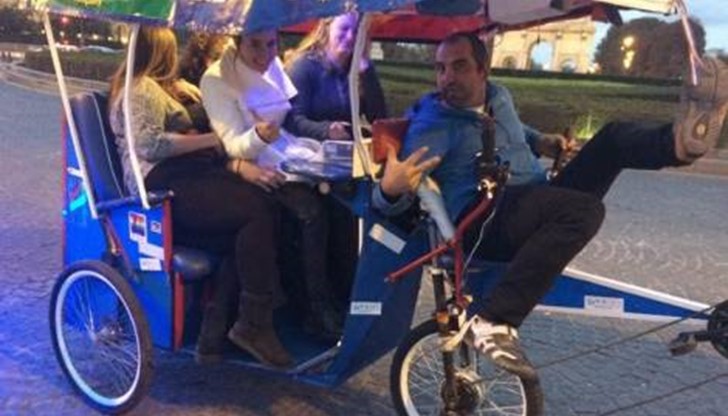 Тошо Рикшата сбъдва мечтите си в Париж Тошо Рикшата сбъдва мечтите си в Париж