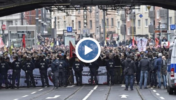 Около 1700 полицейски служители охраняват демонстрация на „Пегида“ в Кьолн
