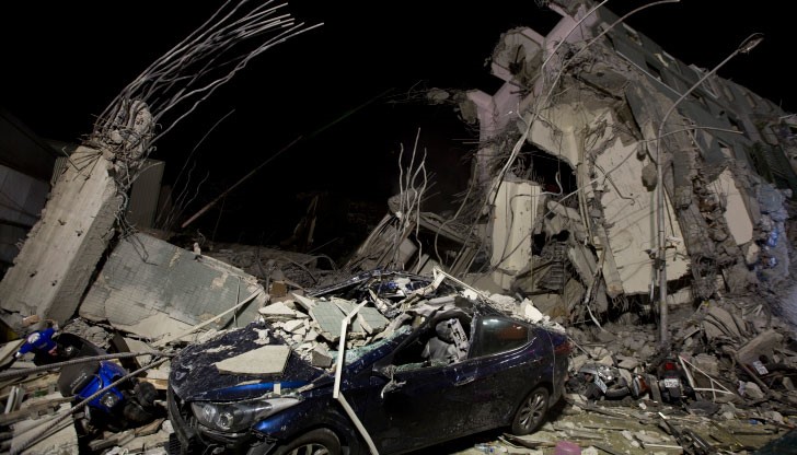 Земетресението от 6.4 по Рихтер, което разтресе Тайван вчера и взе редица жертви