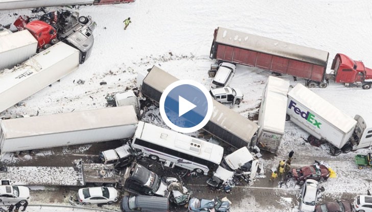 Главната причина за катастрофата са снежните преспи и заледени участъци