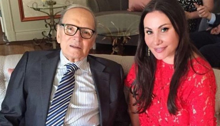 Дарина Павлова застана редом до Енио Мориконе, когато легендарният композитор получи звезда в Алеята на славата