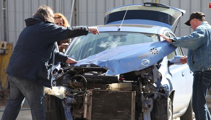 Катастрофа затапи около 12.30 часа столичния булевард "Патриарх Евтимий" в София