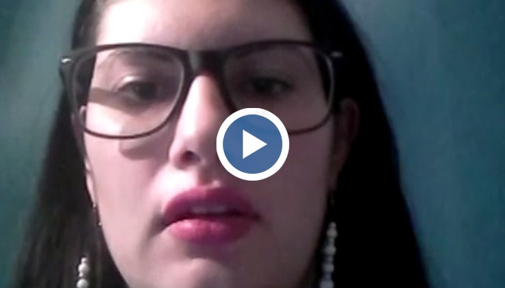 Днес една млада госпожица успя да трогне хиляди в нета