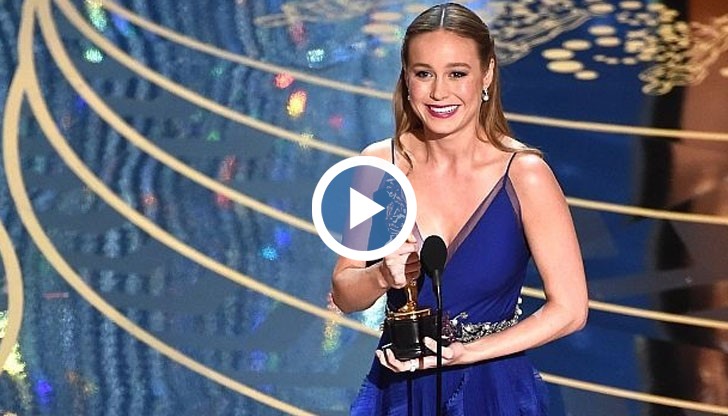 Бри Ларсън получи наградата за главна женска роля