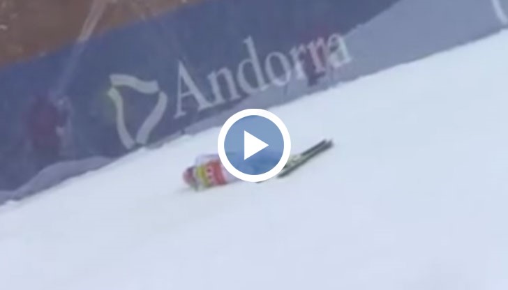 Вон започна добре, но не успя да вземе завой в края и излезе извън пистата