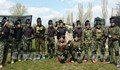 Македонците тренират с пушки преди мача с България