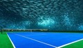 Първият подводен тенис корт в света