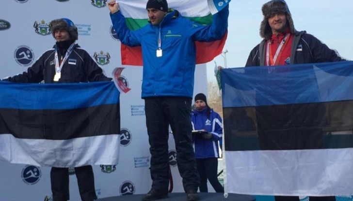 Българинът плува при -11 градуса на въздуха