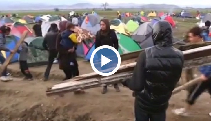 На границата между Гърция и Македония са блокирани 13 000 души и болестите растат главоломно