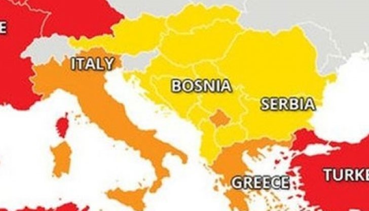 Британски сайт даде цялата ни територия на Сърбия