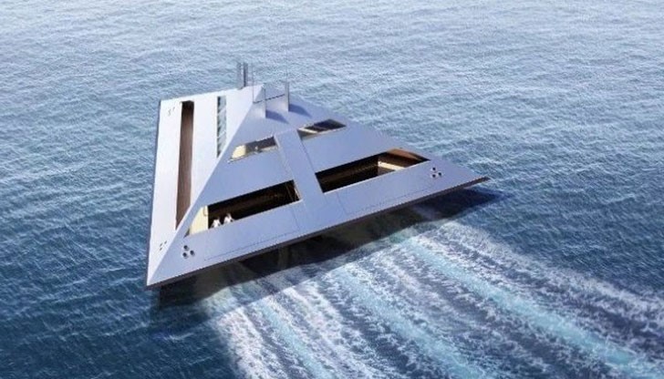 Лондонски архитект преобръща визията на луксозните яхти, като изобретява Тетрахедрон