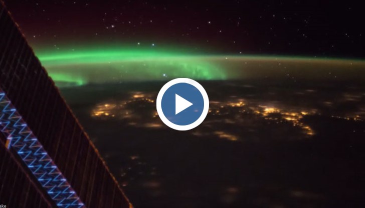 Астронавтът Тим Пийк публикува уникални кадри на Северното сияние