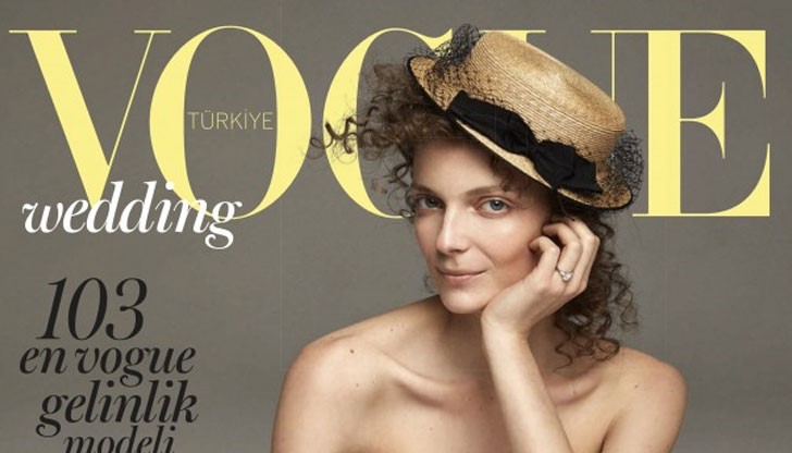 Нора Шопова, която излезе на корицата на списание Vouge през 2014, отново изгря на корица на модната библия