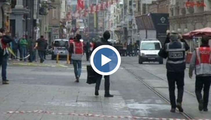 Експлозия е разтърсила една от най-популярните търговски улици "Истиклар" в центъра в Истанбул