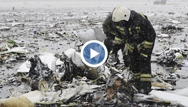 Покъртителни снимки показват какво е останало от самолета и пътниците на разбилия се самолет на летището в Ростов на Дон