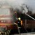 Пламна локомотив на пътнически влак за Шумен