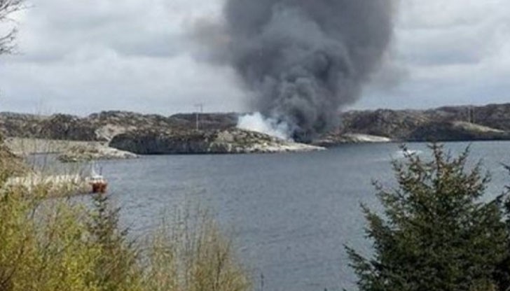 След удара на хеликоптера е избухнала мощна експлозия