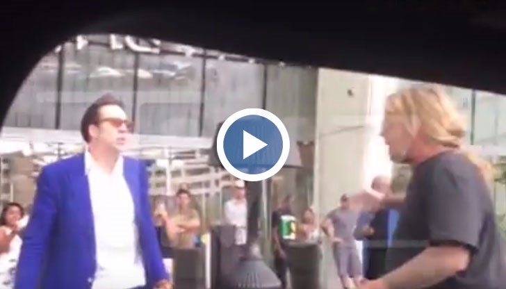 Холивудският актьор Никълъс Кейдж и бившият вокалист на „Мотли Крю” Винс Нийл се сбиха пред хотел