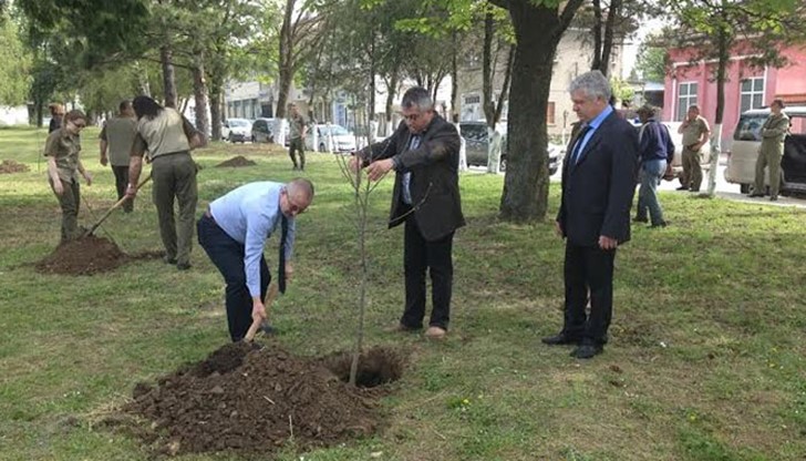 Проведен бе конкурс за най-добра рисунка на асфалт на тема „Аз обичам гората”