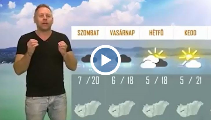 Синоптикът се прочу с това, че озвучи прогнозите си за лошо и ветровито време със силни звуци на човек, който изпуска стомашни газове