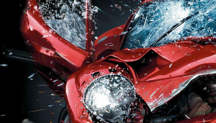 По всяка вероятност причина за инцидента е несъобразената скорост /сниимката е илюстративна/