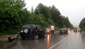 Кола пълна с хора катастрофира на пътя Русе - Разград