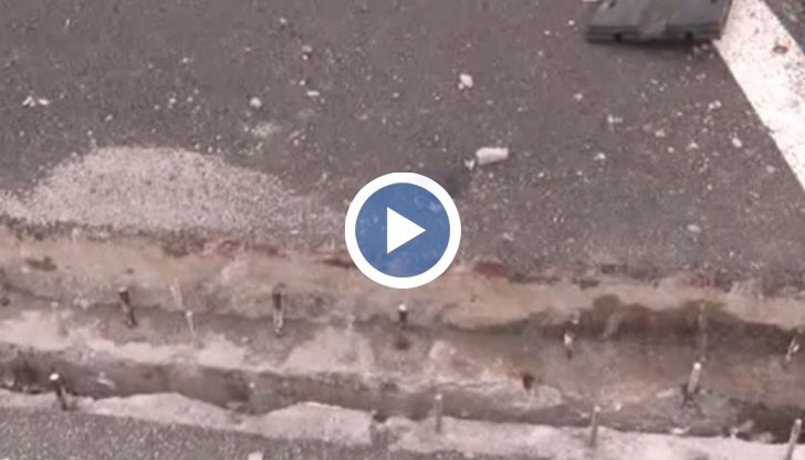 Участъкът от магистралата между Димитровград и Харманли е ремонт поради дефект във фуга в пътната настилка