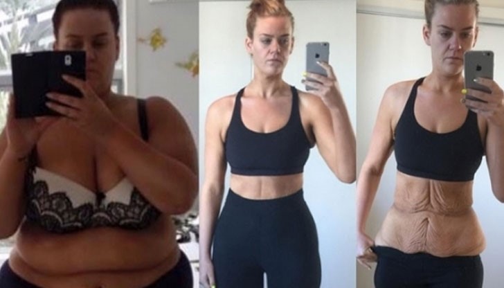 Андерсън започва проекта, когато е на 23 години. Тогава тя тежи 169 килограма