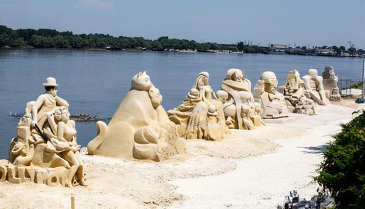 Международен фестивал на пясъчни скулптури „Ruse Sand Fest ‘2016“ ще оживи крайбрежната алея