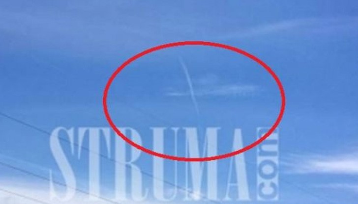 Знамение бе заснето в небета над Благоевград след Възкресение