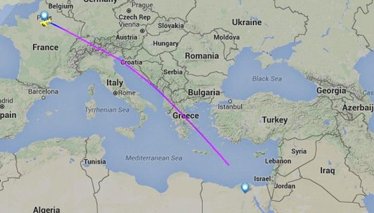 В 3:29 часа българско време самолетът е изчезнал от гръцките радари