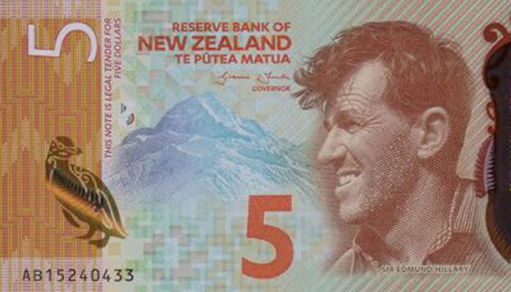 Новозеландската банкнота от 5 долара е безспорният победител