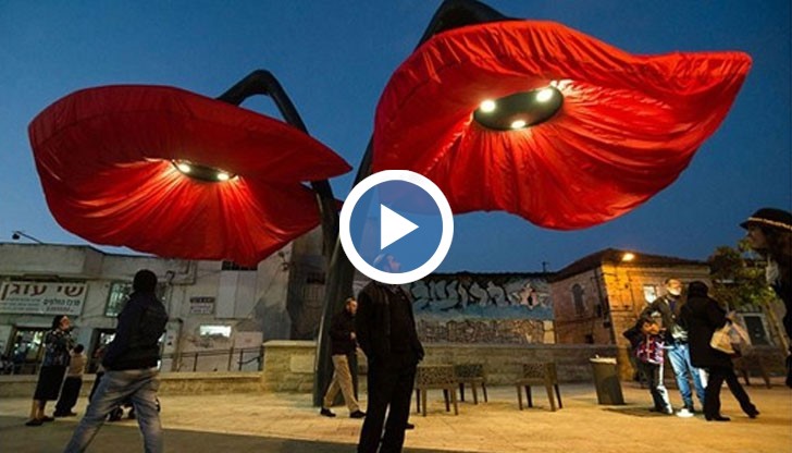 Интересни улични лампи, които освен много красиви са като "живи"