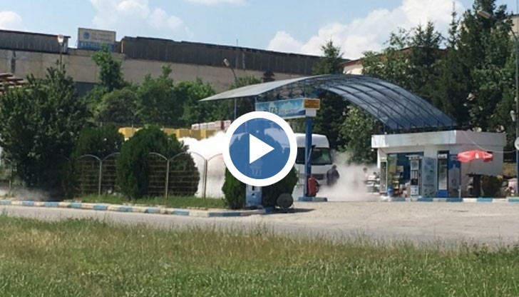 Овладяно е изтичането на газ от цистерна в газстанция във Велико Търново