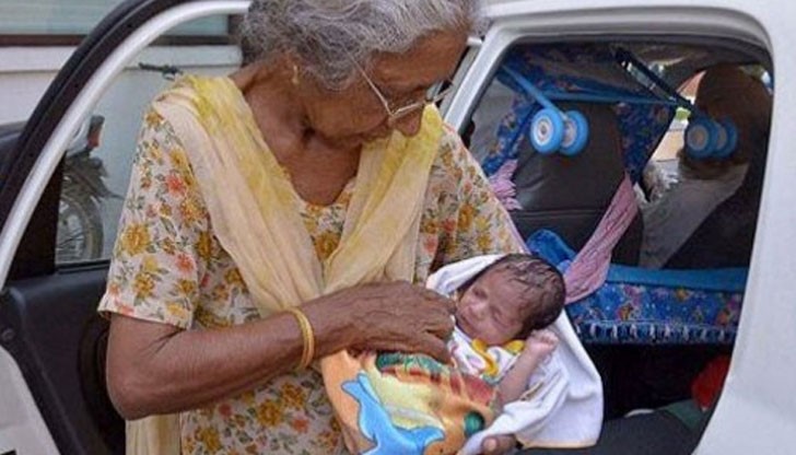 72-годишната жена роди момче и стана майка след две години лечение в клиника за безплодие