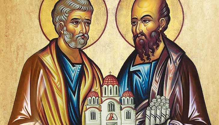 Православната църква почита едновременно паметта на великите апостоли Петър и Павел