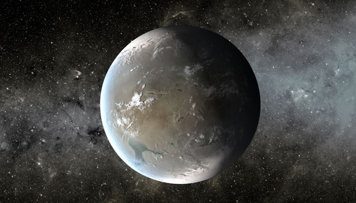 Небесното тяло се нарича Кеплер-62ф и е на 1200 светлинни години от Земята Небесното тяло се нарича Кеплер-62ф и е на 1200 светлинни години от Земята