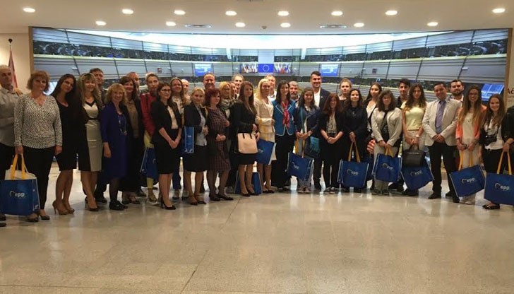 Посетителската група от България е на посещение в Брюксел по покана на евродепутата Мария Габриел