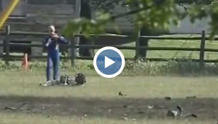 Два американски изтребителя се разбиха, един пилот загина