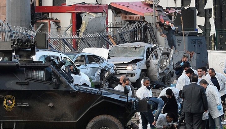 Експлозията е в град Мидят, в Югоизточна Турция Експлозията е в град Мидят, в Югоизточна Турция