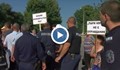 Протест в Червена вода затвори главния път Русе - Варна