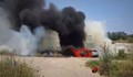 Пожарът в Сарафово предизвикан от самозапалил се автомобил с газова уредба