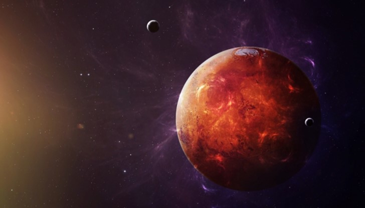 В миналото Марс може да е имал три луни, появили се в резултат на сблъсъка на малка протопланета със „зародиша“ на Червената планета